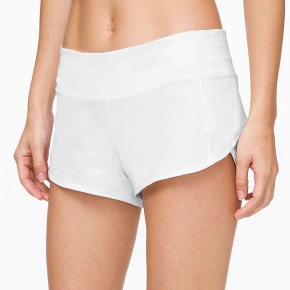 lululemon athletica Pants - Lululemon Women’s Speed Up Short Pull On 2.5" Running in White 8